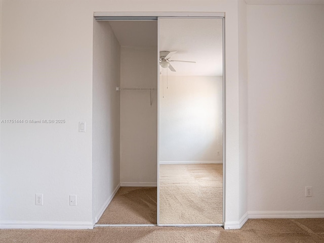 view of closet