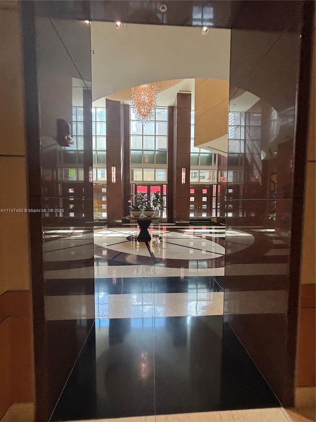 view of community lobby