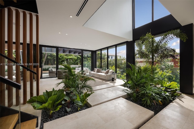 sunroom featuring plenty of natural light