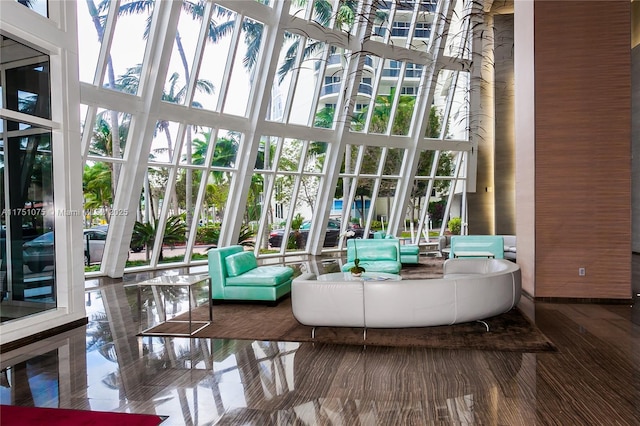 sunroom with a healthy amount of sunlight