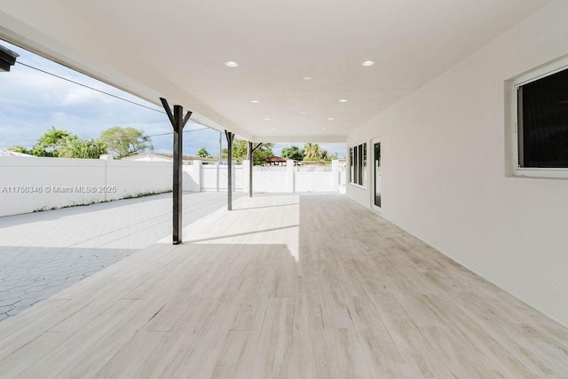 view of patio / terrace with fence