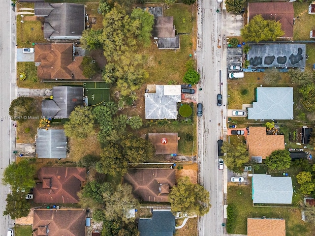 drone / aerial view featuring a residential view