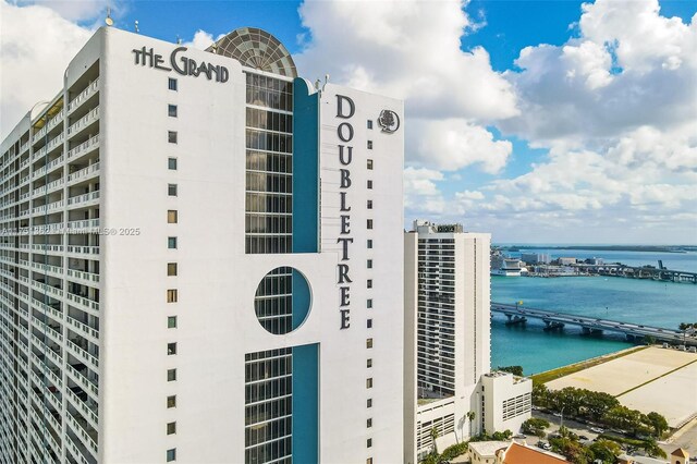 1717 N Bayshore Dr Unit A-3455, Miami, FL 33132 - view of property with a water view