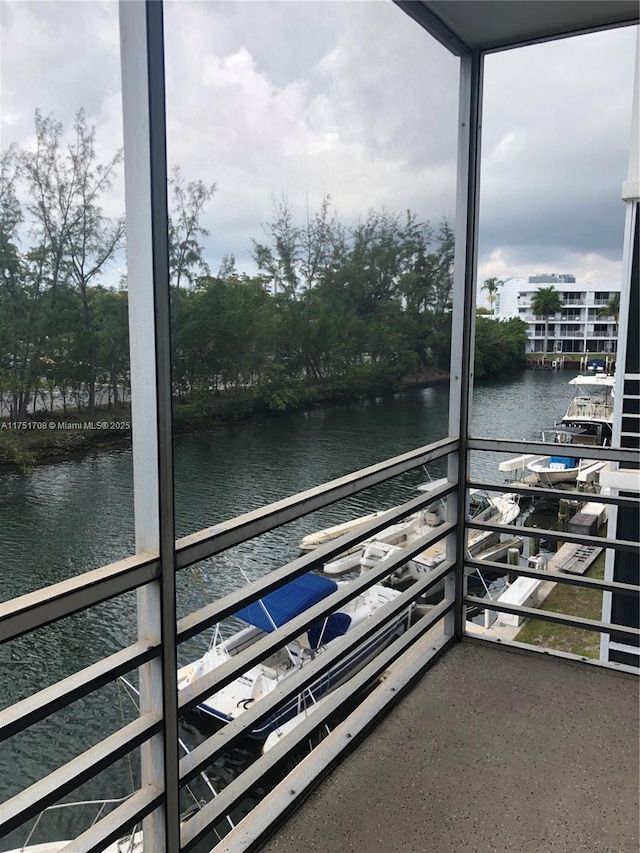 3660 NE 166th St Unit 305, North Miami Beach, FL 33160 - exterior space featuring a water view