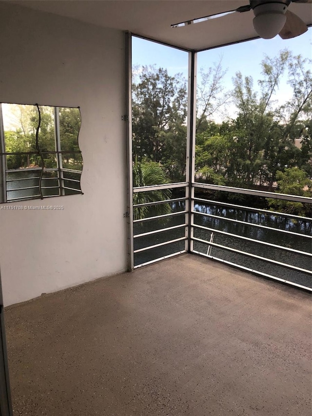 3660 NE 166th St Unit 305, North Miami Beach, FL 33160 - balcony with a ceiling fan