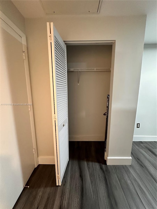 view of closet