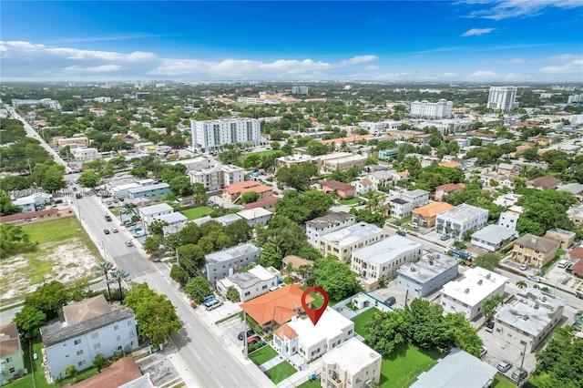 2043 SW 7th St, Miami, FL 33135 - birds eye view of property featuring a city view