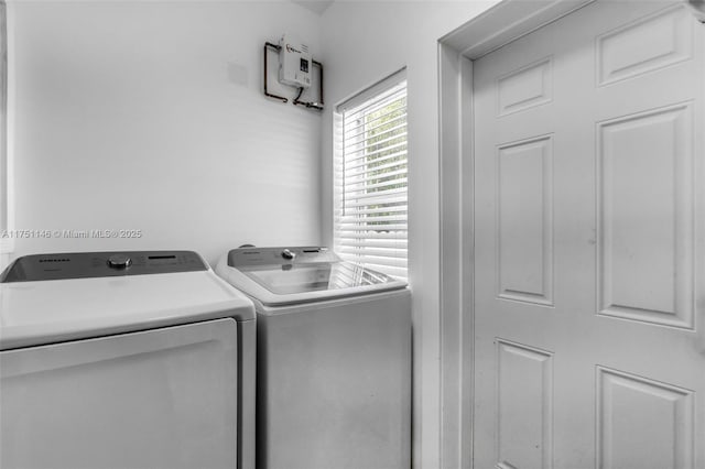 2043 SW 7th St, Miami, FL 33135 - laundry area featuring laundry area and washing machine and dryer