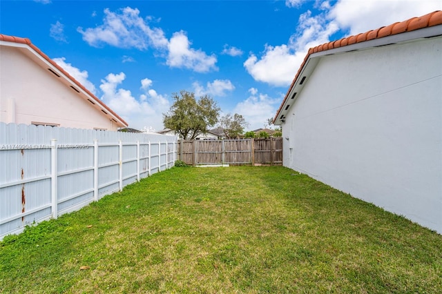 15010 SW 178th Ter, Miami, FL 33187 - view of yard with a fenced backyard