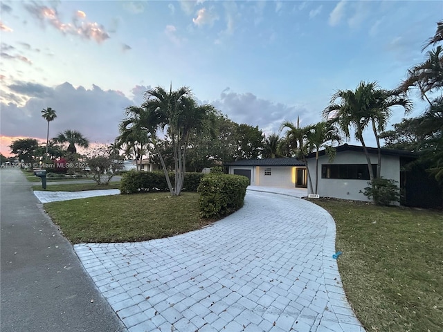 3261 Oleander Way, Lauderdale By The Sea, FL 33062 - single story home featuring decorative driveway and a yard