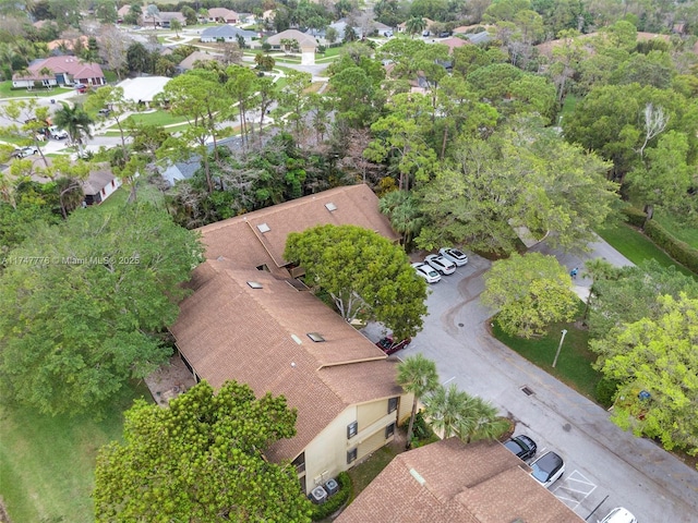 drone / aerial view featuring a residential view