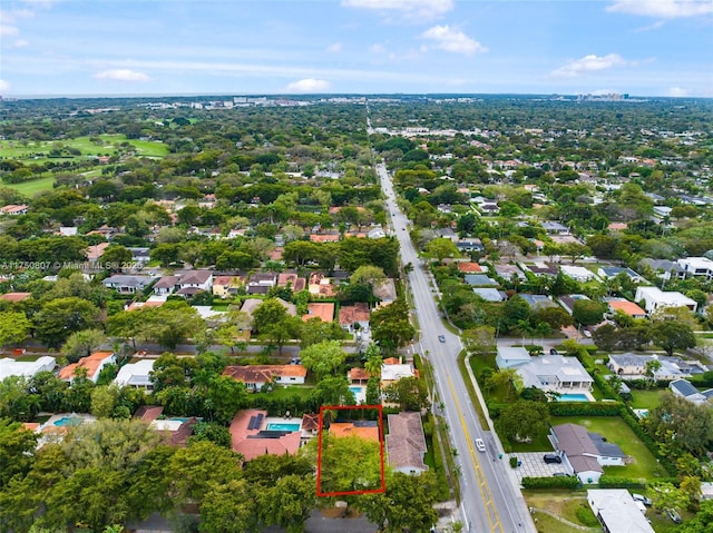 birds eye view of property featuring a residential view