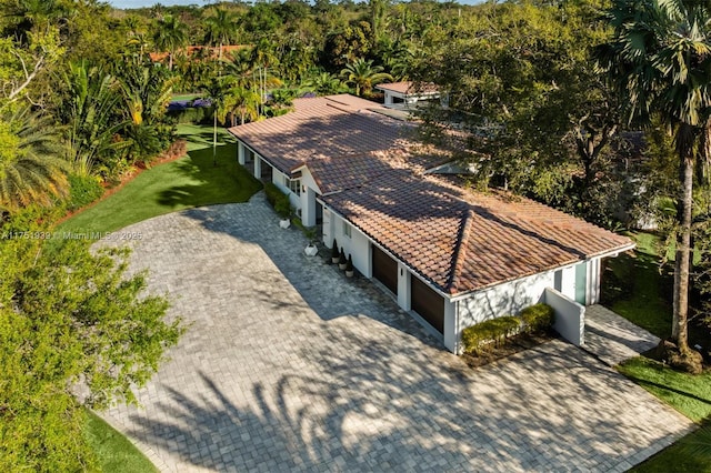6784 SW 97th St, Pinecrest, FL 33156 - view from above of property featuring a heavily wooded area