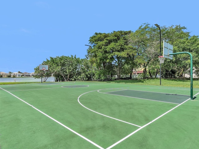 view of basketball court featuring community basketball court