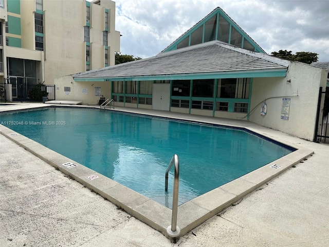 view of pool