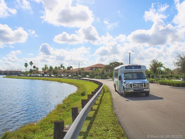 property view of water