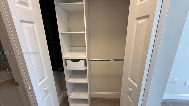 view of closet