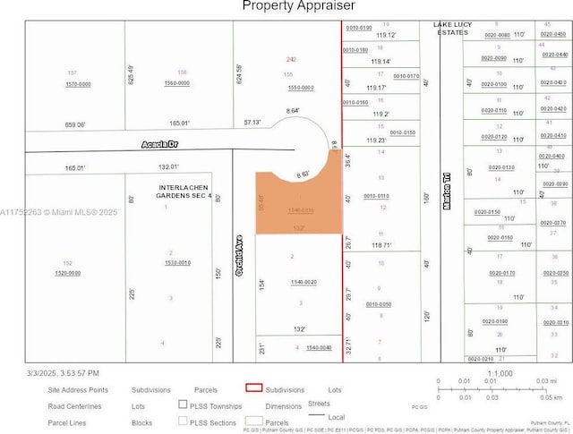 256 Orchid, FL, 32148 land for sale