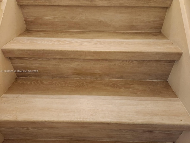 view of stairs