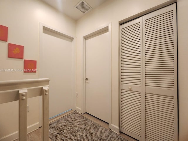 corridor with visible vents