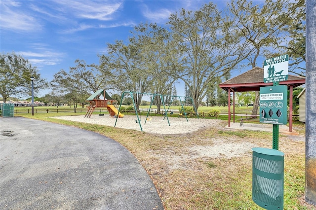 view of community play area