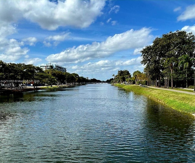 view of water feature