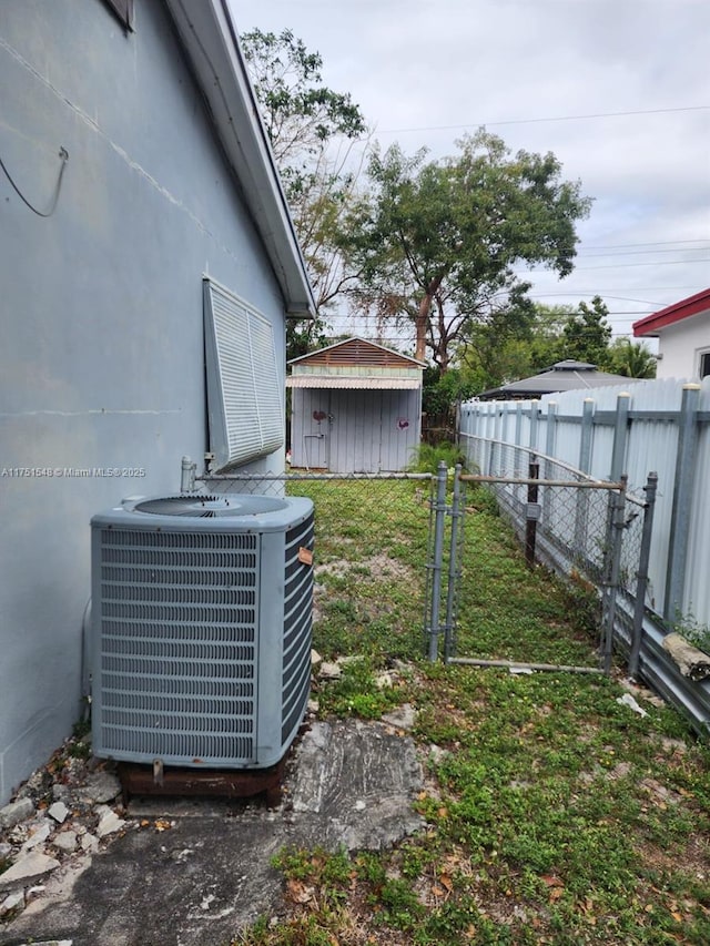 6825 SW 12th St, Pembroke Pines, FL 33023 - view of yard with central AC unit