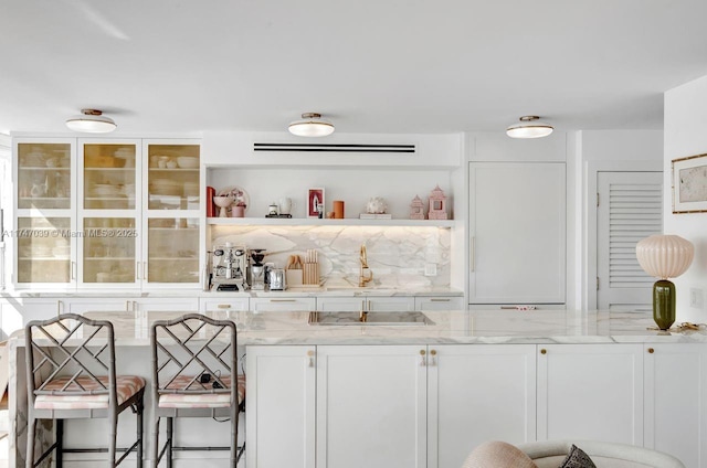 bar featuring black electric cooktop