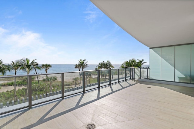 1116 N Ocean Blvd Unit 304, Pompano Beach, FL 33062 - balcony with view of water and beach