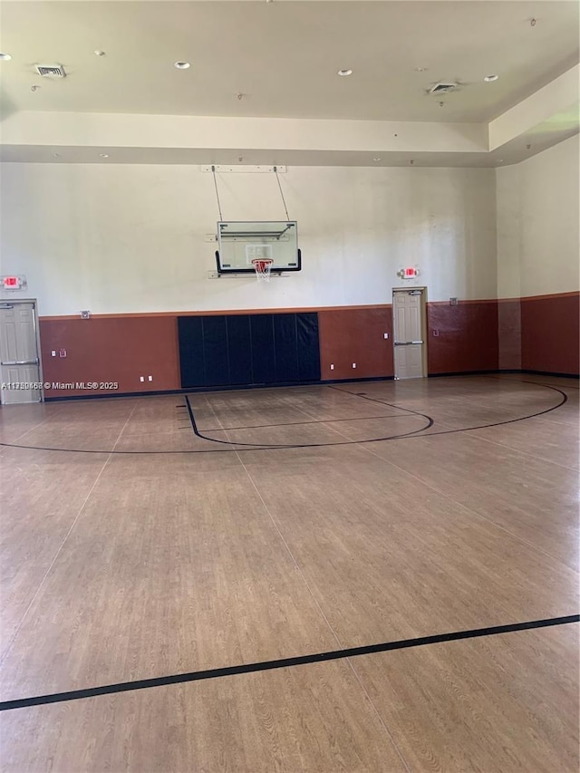 view of sport court with community basketball court