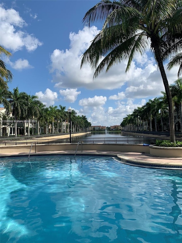 view of pool