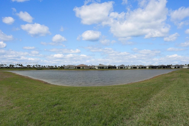 water view with a residential view