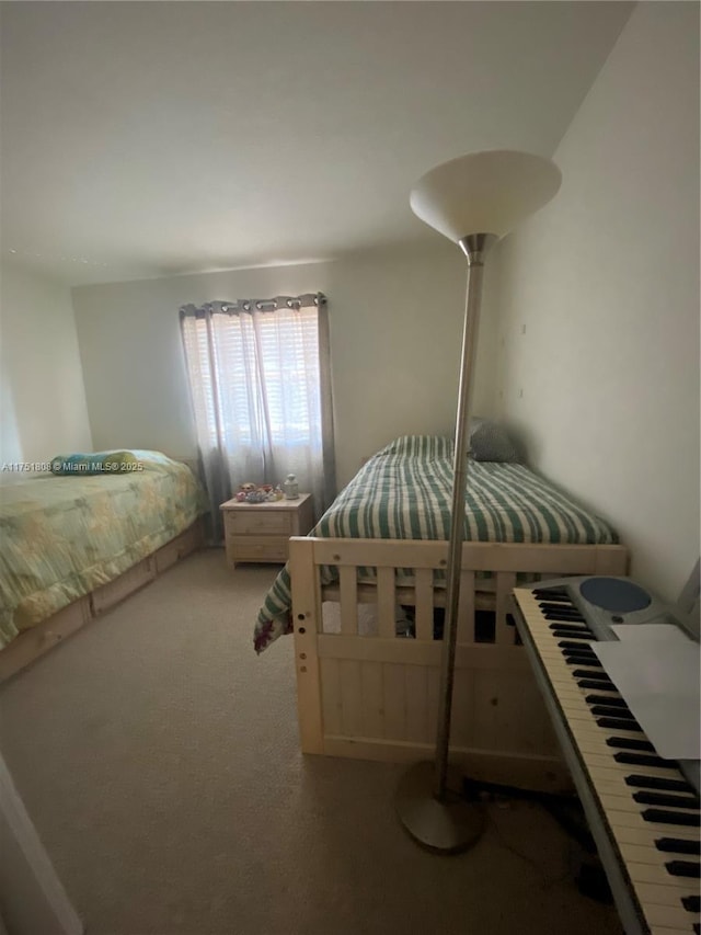 bedroom featuring carpet floors