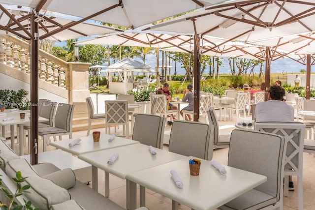 view of patio / terrace with outdoor dining area