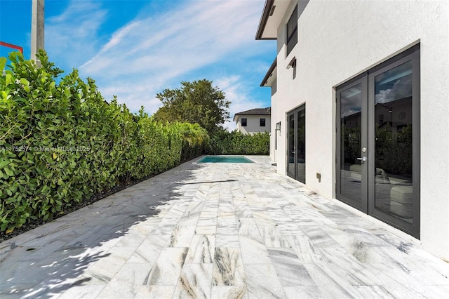 view of patio / terrace with french doors