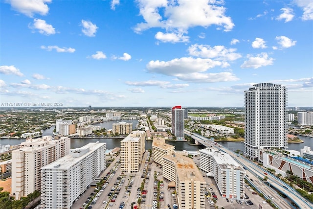 1830 S Ocean Dr Unit 3708, Hallandale Beach, FL 33009 - view of urban area featuring a nearby body of water and a notable bridge