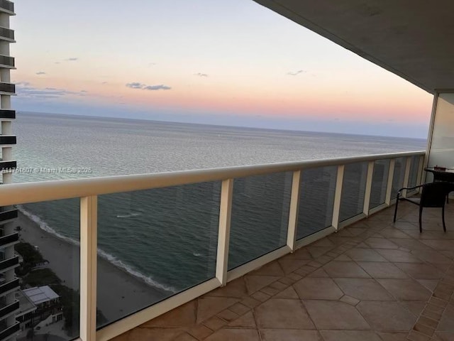 1830 S Ocean Dr Unit 3708, Hallandale Beach, FL 33009 - balcony featuring a water view