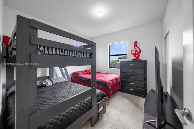 bedroom with carpet floors