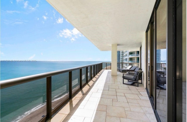 16275 Collins Ave Unit 1501, Sunny Isles Beach, FL 33160 - balcony featuring a water view