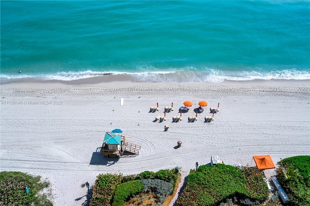 16275 Collins Ave Unit 1501, Sunny Isles Beach, FL 33160 - property view of water featuring a view of the beach