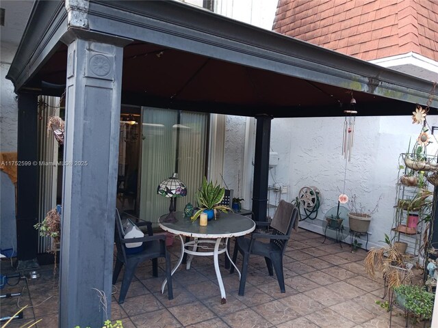 view of patio / terrace with outdoor dining area