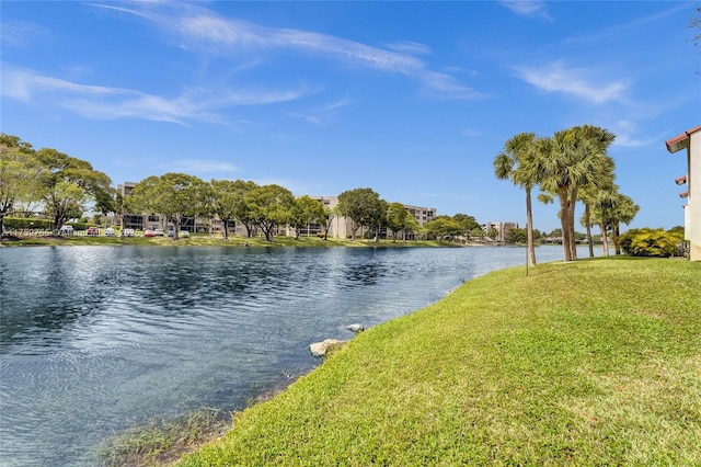 property view of water