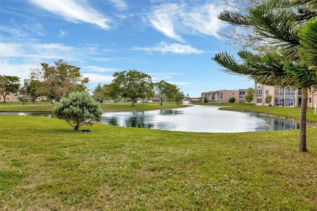 view of water feature