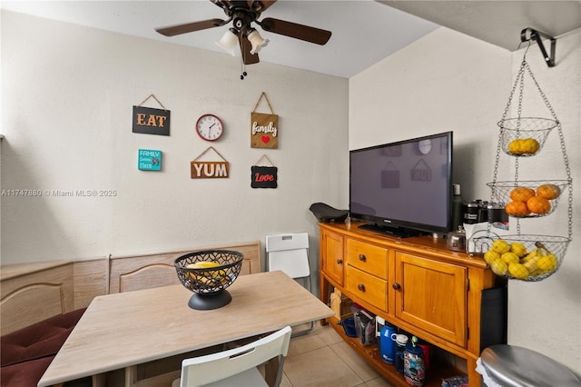 1089 SW 135th Pl, Miami, FL 33184 - interior space featuring tile patterned flooring and ceiling fan