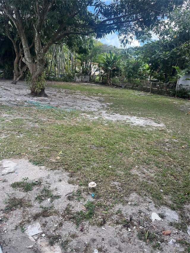view of yard