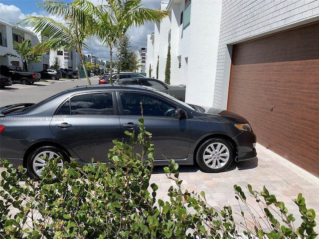 view of vehicle parking