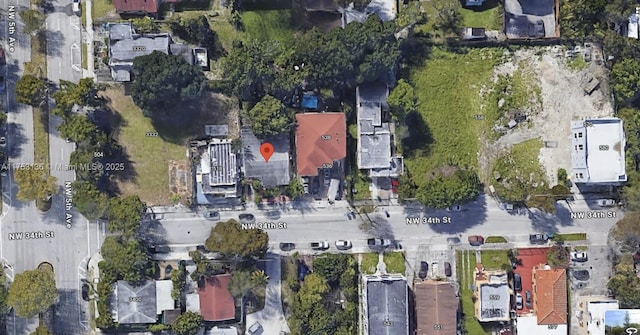 bird's eye view featuring a residential view