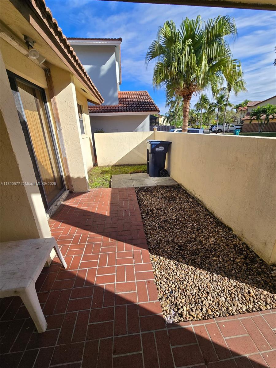 view of patio / terrace with fence