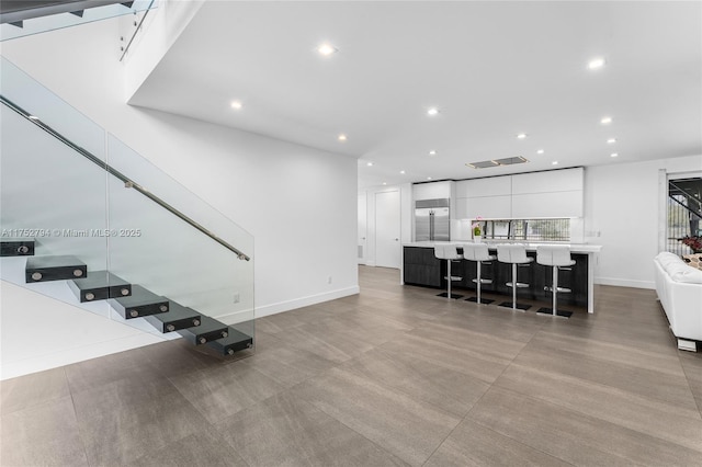641 NW 7th St Rd, Miami, FL 33136 - living area with recessed lighting and baseboards