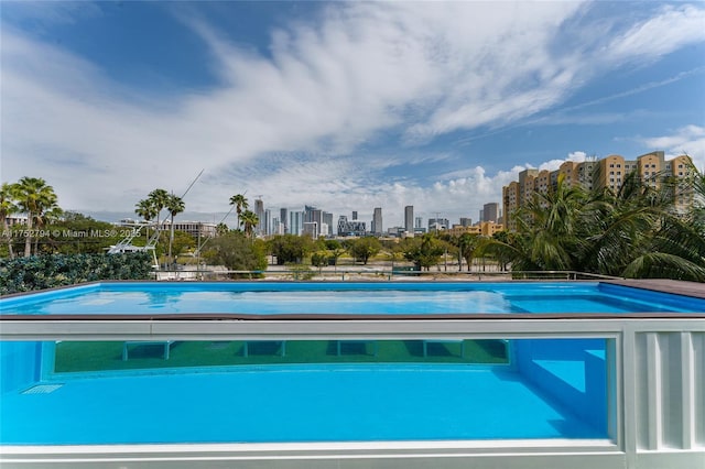 641 NW 7th St Rd, Miami, FL 33136 - pool featuring a view of city